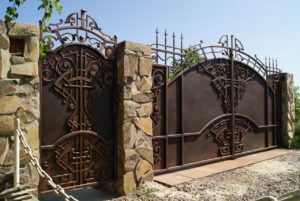 полностью кованая калитка херсон