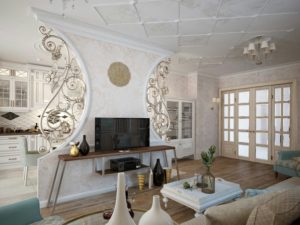 Современные кованые элементы декора в стиле арт-деко Херсон